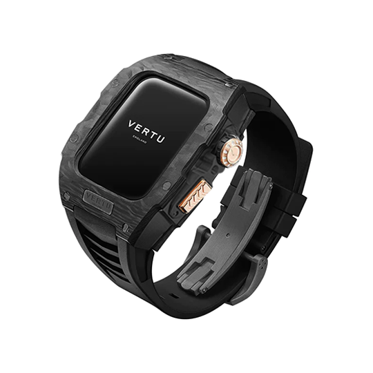 *SOLD OUT* VERTU WATCH H1 Black Carbon Fiber Golden Pattern