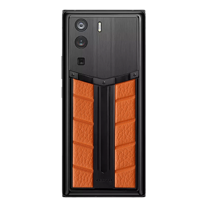 METAVERTU Italian Elegance Dawning Orange Calf