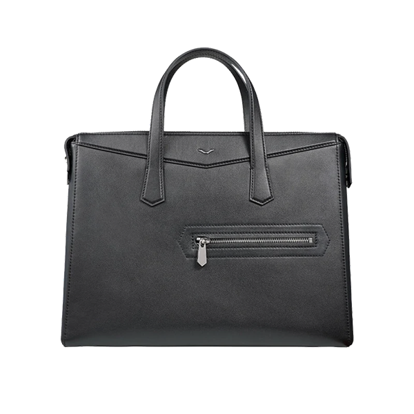 **SOLD** VERTU BLACK BRIEFCASE LEATHER BAG FOR MEN