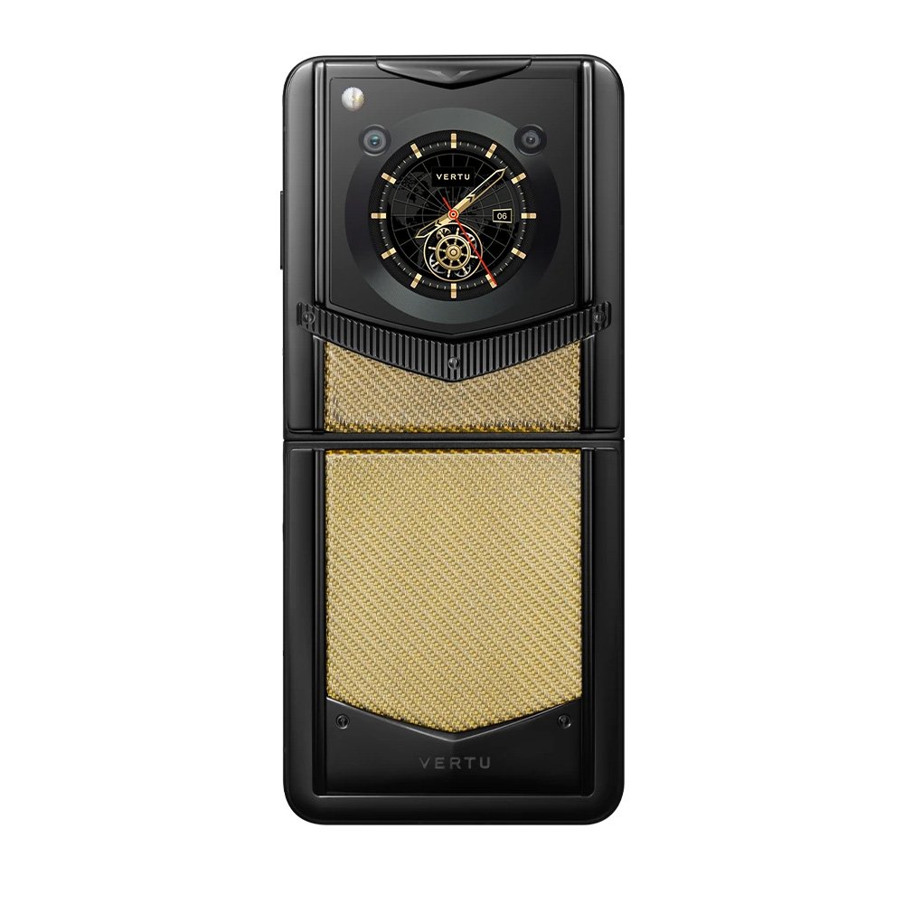 VERTU IRONFLIP Carbon Texture Yellow