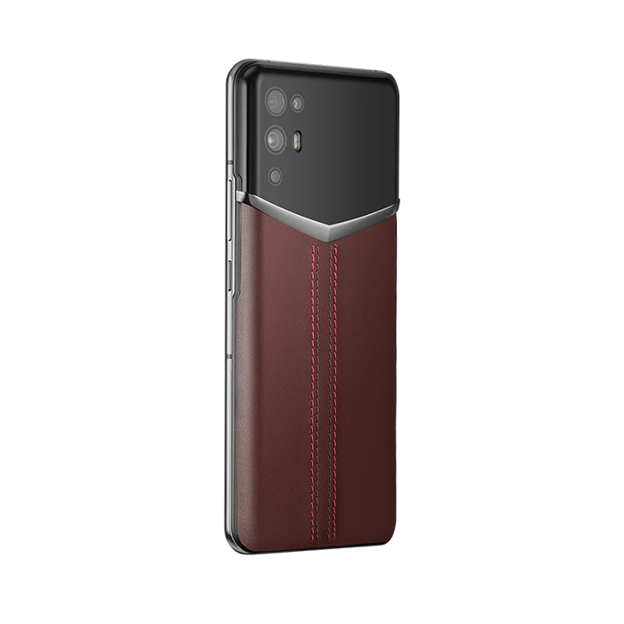 iVertu Stitched Burgundy Red Calfskin - Image 3