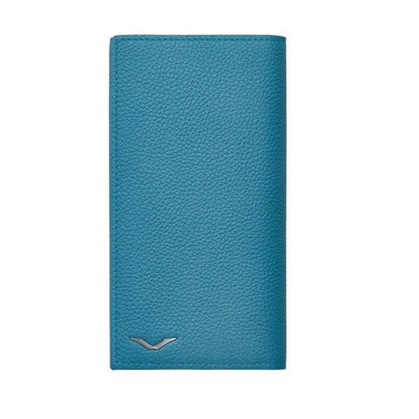 ASTER P Hztl Purse Style Case Gentleman Blue