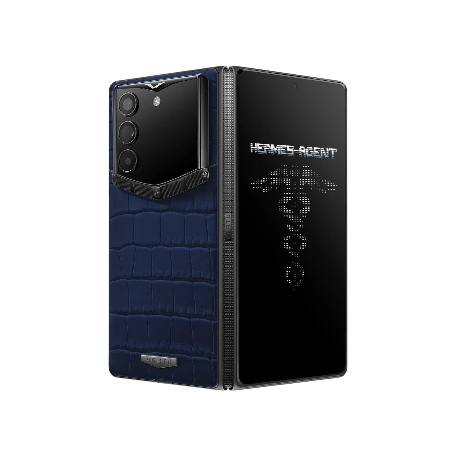 Vertu AlphaFold Alligator | Navy Blue