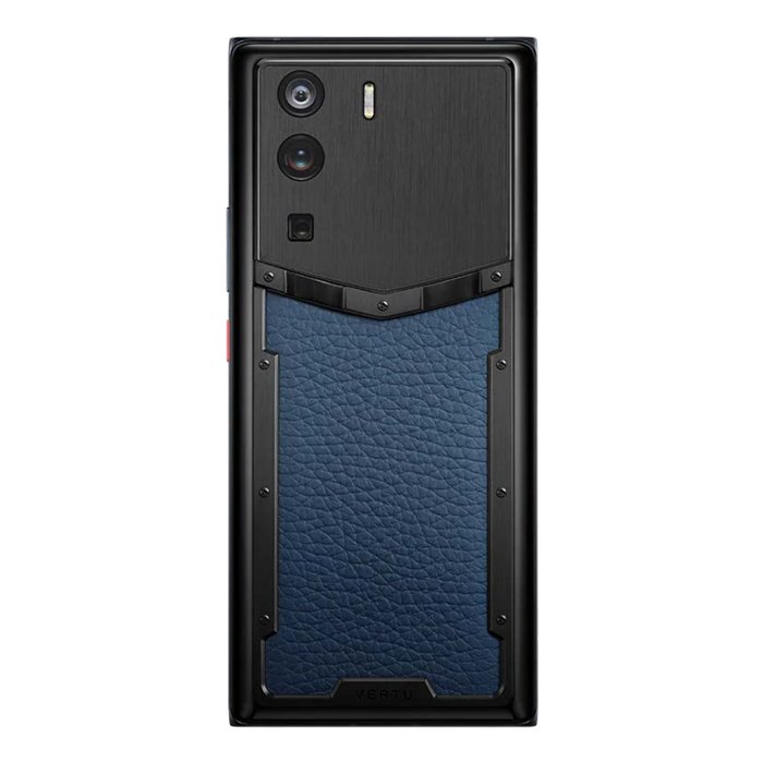 Metavertu Curve Grained Calfskin - Blue + Wireless Charger + Phone Case + AI Earbuds - Image 2