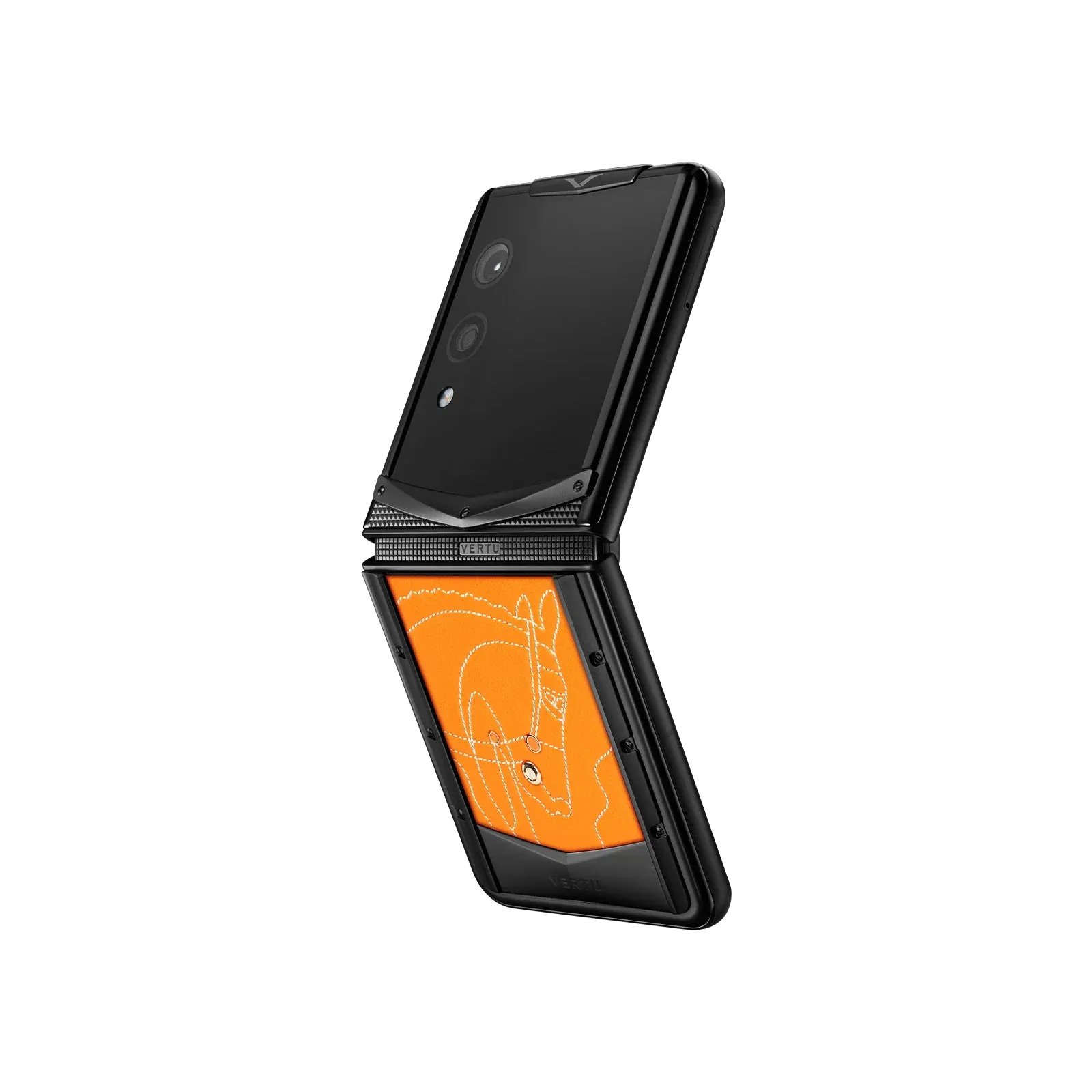 Vertu Quantum Flip Calfskin The 2026 Chinese Zodiac Edition - Classic Orange