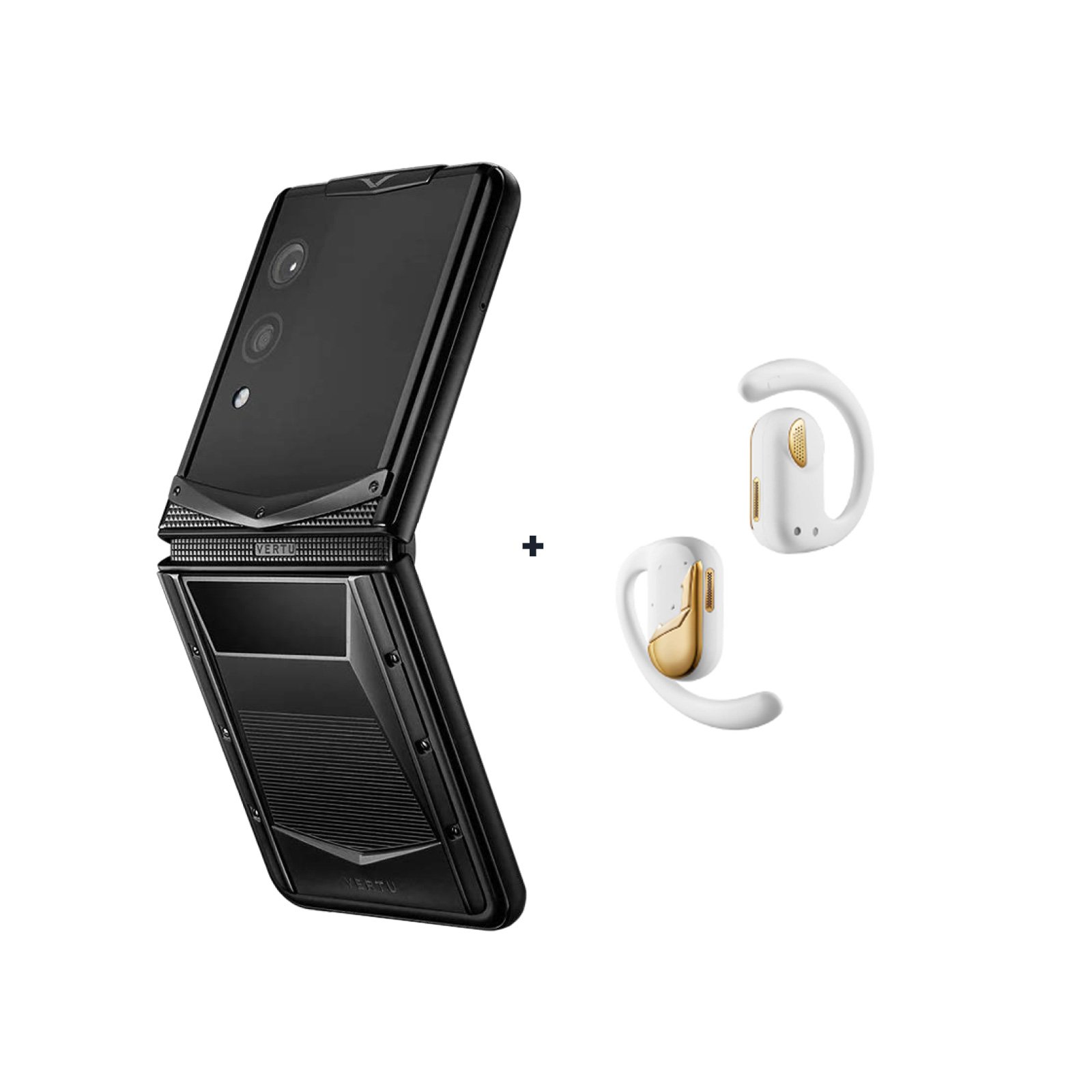 Quantum Flip Titanium Limited Edition - Black with AI Headset
