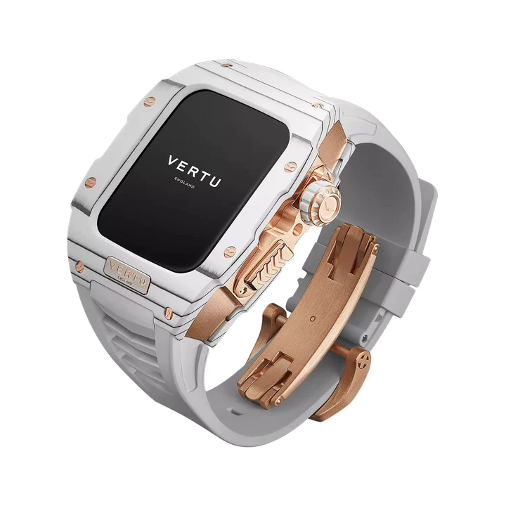 VERTU WATCH H1 White Gold— White Strap