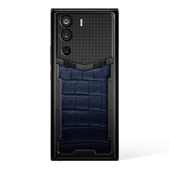 Metavertu Alligator Paris Nail Navy Blue with Phone Case + Wireless Charger + AI Earbuds - Image 2