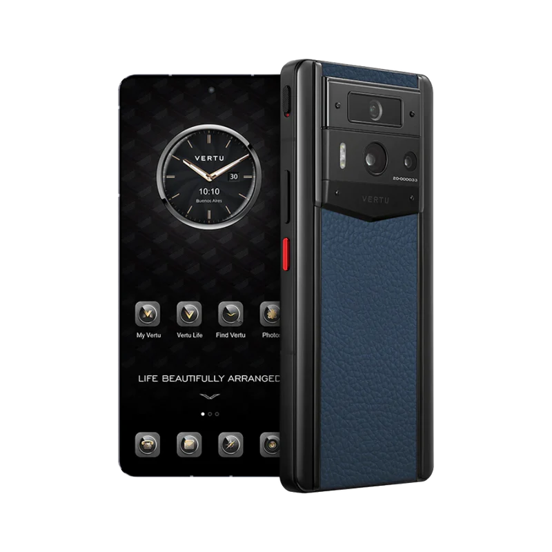 METAVERTU 2 Gentleman Blue CALFSKIN  – WEB3 AI PHONE