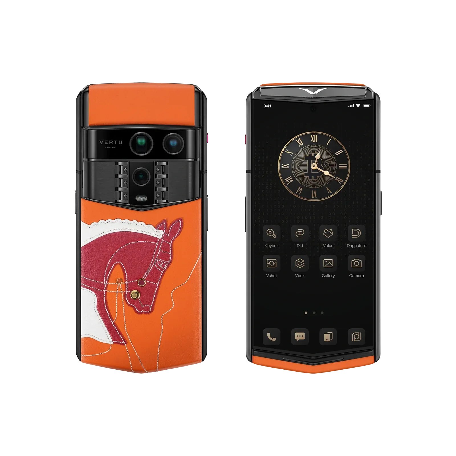 Vertu Agent Q Sancai Horse Collection Crimson Fortune Edition